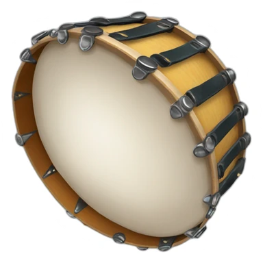 Arabian tambourine with metal jingles sticker