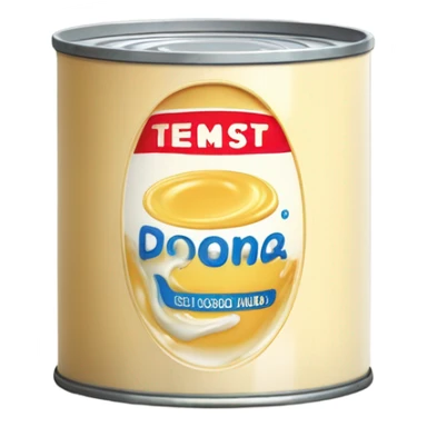 condensed milk sticker