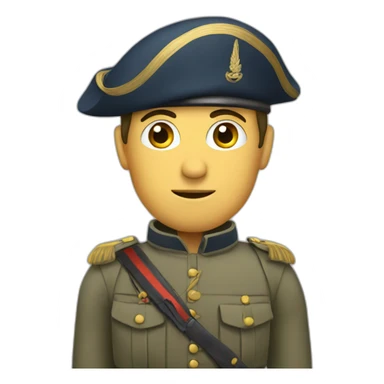 French soldier sticker
