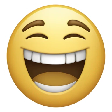 Laughing emoji sticker