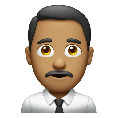 B2B director with doubt sticker