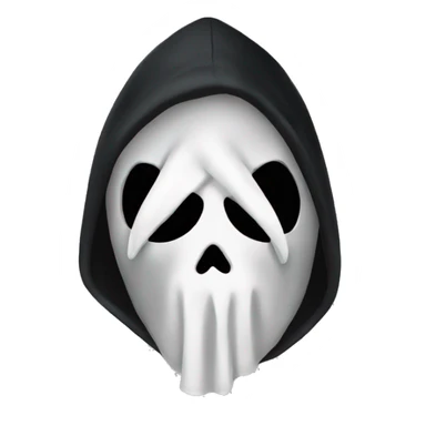  Ghostface with black cape sticker