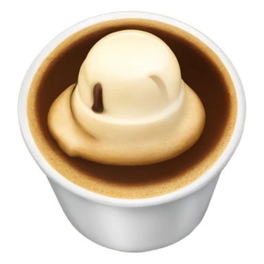 Small Espresso affogato sticker