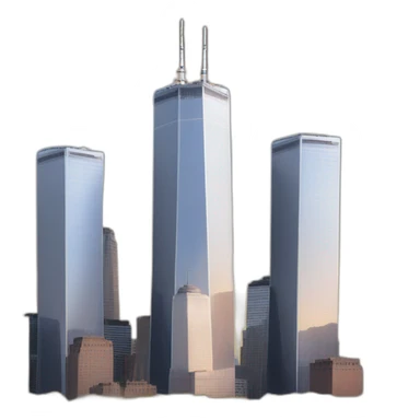 World Trade Center twin towers sticker