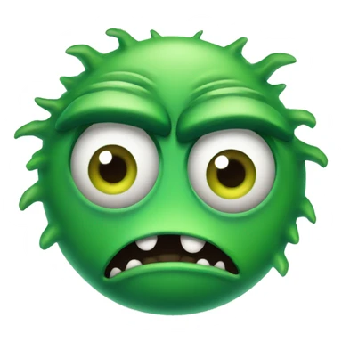 One Eyed green monster  sticker