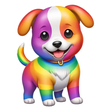 gay dog sticker