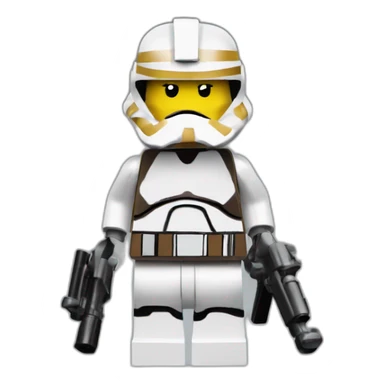 Stikcer of Lego Star Wars Trooper sticker