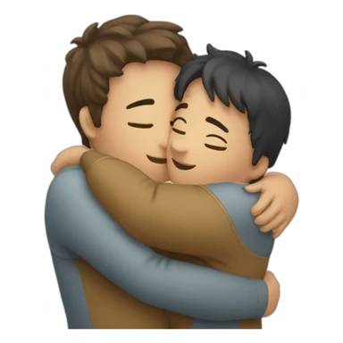 Warm hug sticker