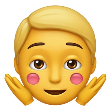 Make me a emoji backing off but embarrassed sticker