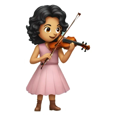 Violinista morena sticker