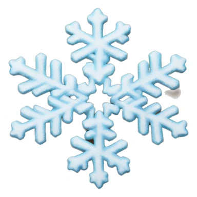 snow flakes sticker