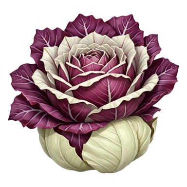 white radicchio sticker
