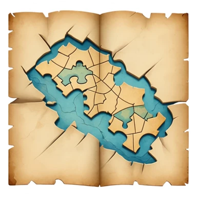 a ugly broken map  sticker