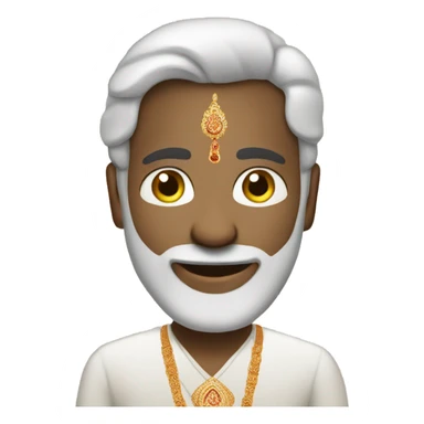 hindu marriage white man  sticker