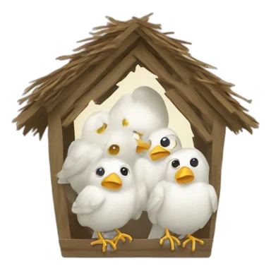 flat empty nest sticker
