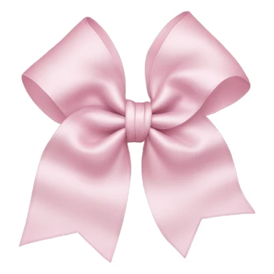 light pink bow sticker