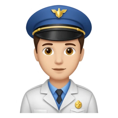 male brunette vet sticker