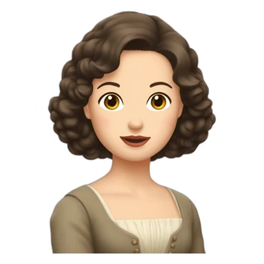 Claire Fraser bisou sticker
