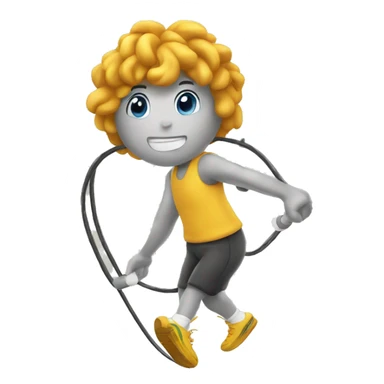 Jump rope sticker