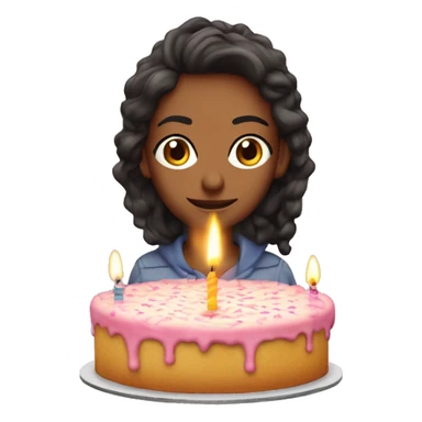 Tarta de cumpleaños con velas 🕯️  sticker