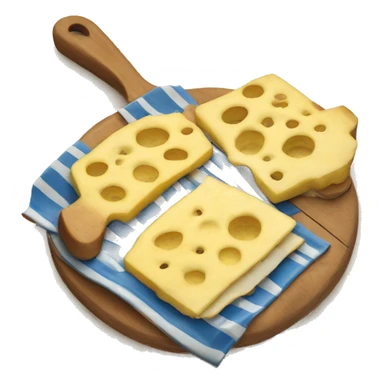 Une raclette sur la plage  sticker