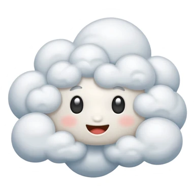 large White Cloud, emotion sticker