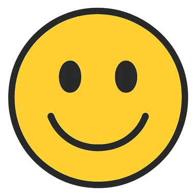 happy face sticker