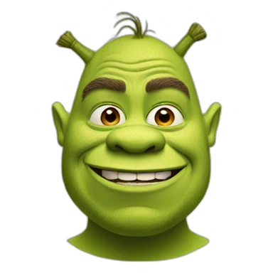 Green Shrek sticker