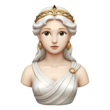 greek goddess sculpture sticker