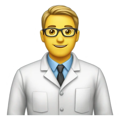 Chemist at chemical pilot plant sticker