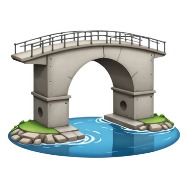 Bridge with two lands  sticker
