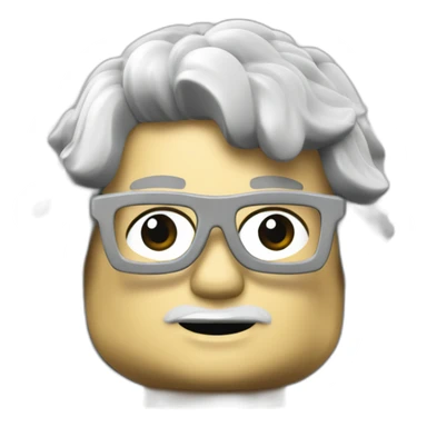 Walyer white play lego sticker