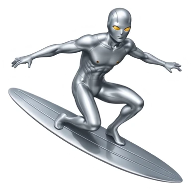 Surfista prateado  sticker