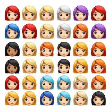 Different hairstyles  sticker