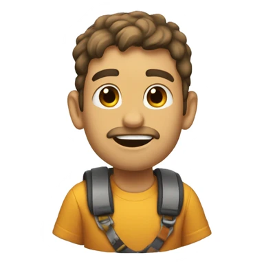 Emoji de la roca sticker