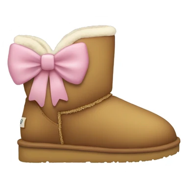 uggs with bow sticker