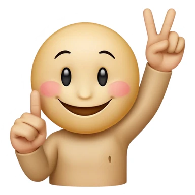 cute smiley face holding up middle finger sticker