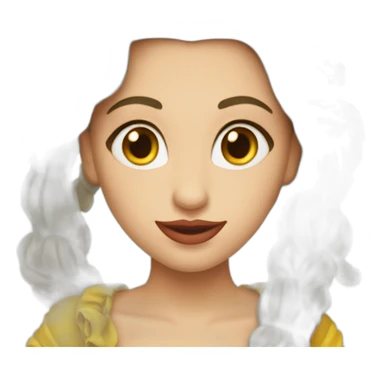 La Belle et la bête sticker