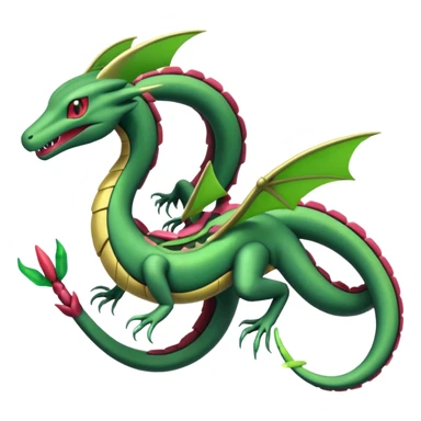 Zygarde-Flygon-Rayquaza-Seviper-Salazzle-fusion sticker