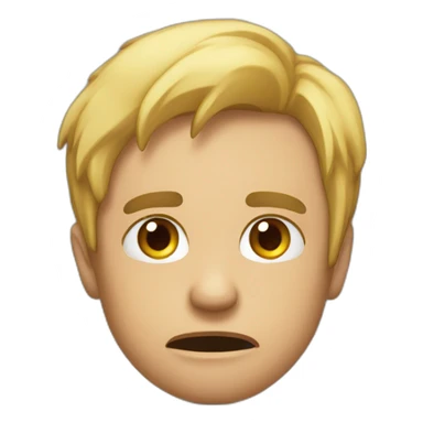 Emoji de frustración sticker