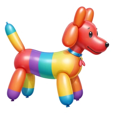 Cachorro de balão sticker