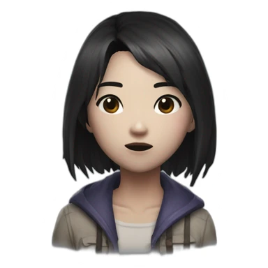feng min dead by daylight sticker
