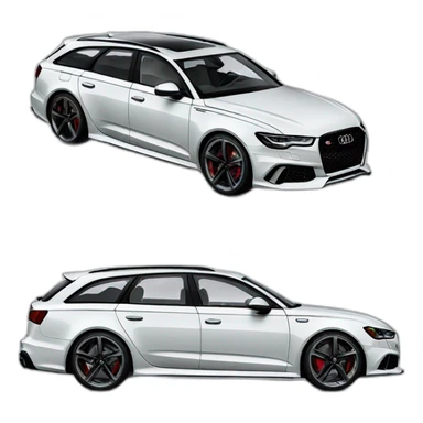 audi rs6 sticker