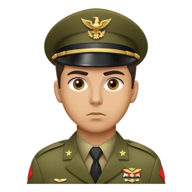 Pes coi militar  sticker
