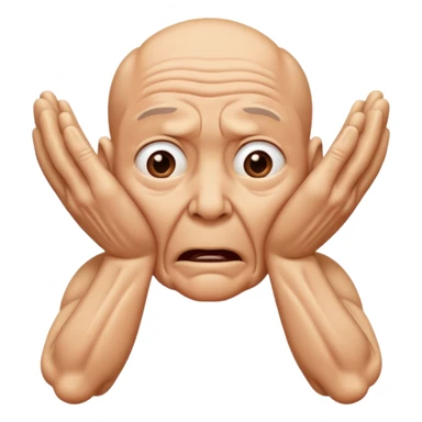 two hands making a choking gesture sticker