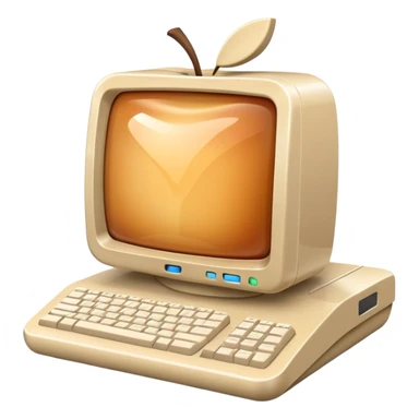 Y2K Apple computer sticker