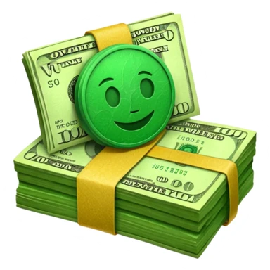 money monet with VU VM written on top sticker