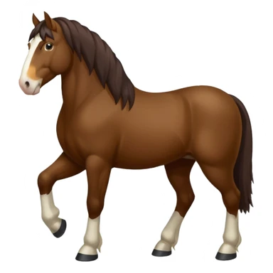 Shire horse sticker