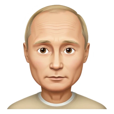 Vladimir Putin face sticker