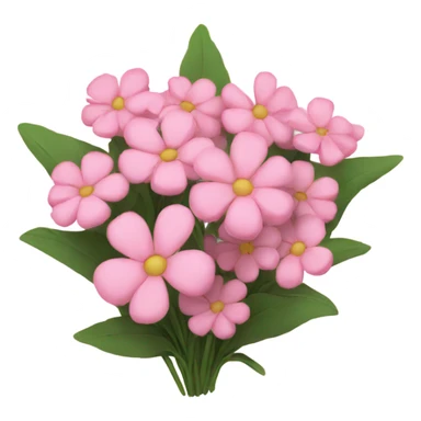 pink flower bouquet  sticker